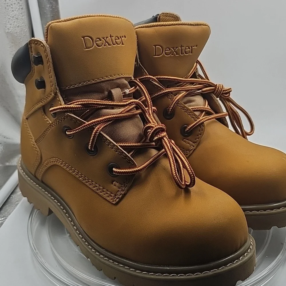 K Dexter Mens Work Boots Size 8 Water-Resistant Synthetic Upper & Rubber Sole - Picture 8 of 12
